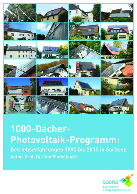 Unterschiedliche Gebäude mit Photovoltaikanlagen auf dem Dach