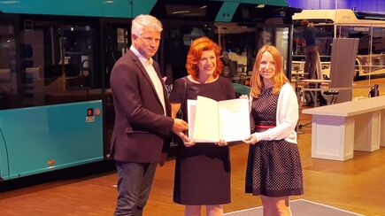 Übergabe Fördermittelbescheid Stadtrundfahrt GmbH