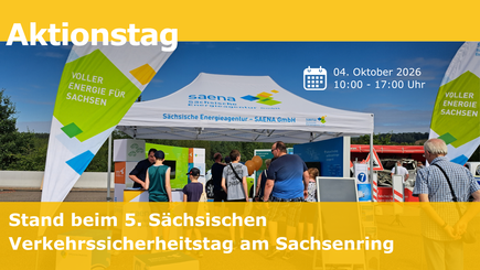 Kompetenzstelle Effiziente Mobilität beim 25. Sächsischen  Verkehrssicherheitstag auf dem Sachsenring    
