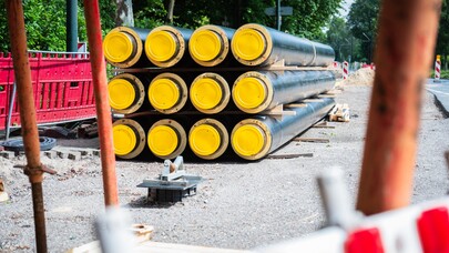 Fernwärmenetz in Deutschland