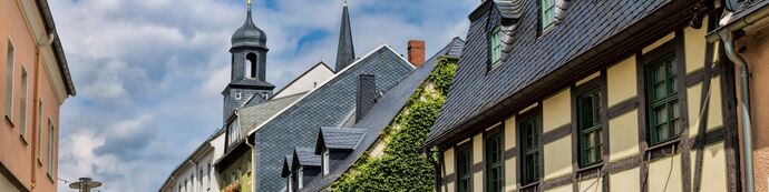 Silhouette Stollberg Erzgebirge