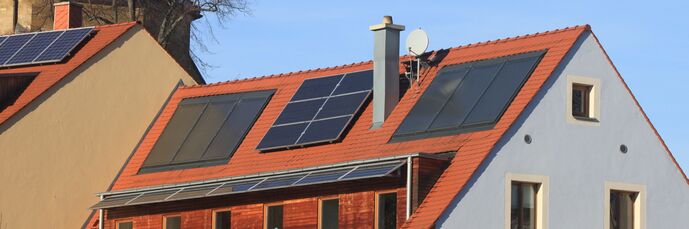 Dach mit PV