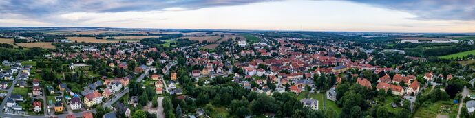Stadtsilhouette von Wilsdruff