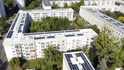 PV Anlage Wohnblock