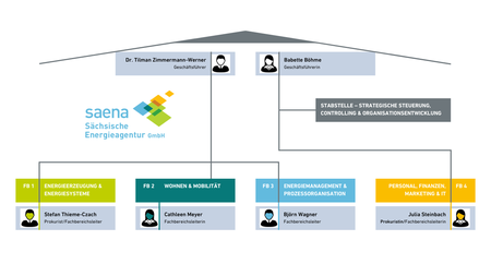 Organigramm der SAENA