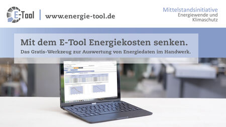 Imagebild mit Laptop zum E-Tool