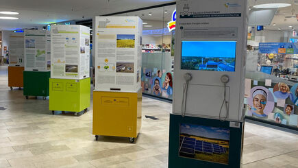 Ausstellung Erneuerbare Energien im Silberberg-Center Radeberg