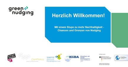 Logo des Projektes Green Nudging