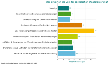  Umfrage Erwartungen sächsische Staatsregierung